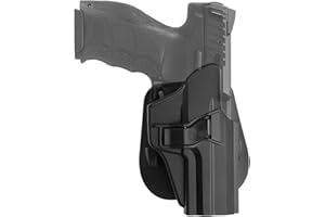 ‎EFLUKY efluky HK Paddelholster Holster Pistole HK USP Holster Fit H&K USP 9mm/.40 Full Size, Paddle 60° Einstellbar