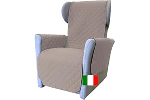 Moonange - Funda para Poltrona - Funda sofá - Asiento 55 cm - Funda para sillón Impermeable - Protector de Muebles Reversible - Antimanchas - Antideslizante - Resistente a los arañazos - Color Beige