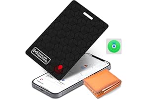 FUYAOSC Wallet Tracker Karte, Bluetooth Tracker Karte 1.8mm Air Tags Karte kompatibel mit Apple Find My (nur iOS), IP68 Wasserdicht SmartTag Tracker Karte Item Finder für Reisekoffer, Gepäck, Koffer, Taschen