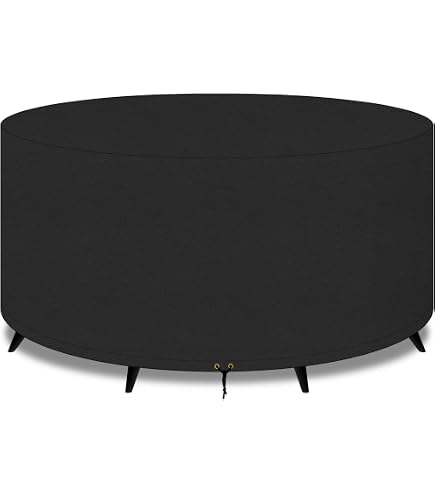 Housse De Chaise Longue PATIO PLUS - Imperméable Oxford 420D - 82x22x93cm - Noir - Cordon De Serrage