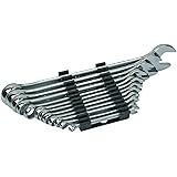 Mannesmann M19652 Gabelringschlüsell Satz 12-tlg. DIN 3113, Chrom-Vanadium Stahl