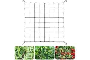 LUXECOVE Wachstumszeltnetz, growzelt Komplettset,Gemüseschutznetz, Stütznetz, Grow Zelt schützendes Nylonnetz für Gemüse, Obst und Blumenpflanzen (80 x 80 cm)