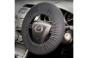 Disklok One Size Fits All Soft Stretch Fit Car Steering Wheel Protection Cover - Black