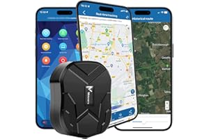 Winnes GPS Tracker 4G, 100 Tage Standby Ortungsgerät, Starker Magnet, Echtzeit-Tracking, Kostenlose App, Wasserdichter Tracker, GPS-Sender für Auto, LKW, Motorrad, Gefrierschrank