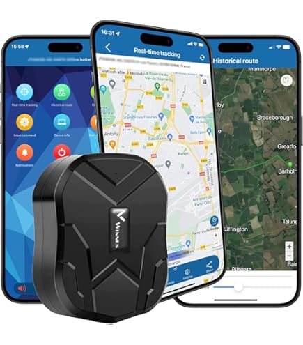 GPS Auto Batteria Grande Localizzatore GPS Antifurto Per Auto E Veicoli - Tracker GSM Con Batteria 5000mAh, Modello TK905 Tracker Nero 5000mAh