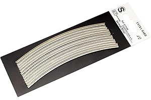 MUSICLILY Sintoms Trastes para Ibanez ESP Jackson Hard Rock Metal Rock Guitarra,2,7mm Tamaño Jumbo Níquel Plata Extra Duro