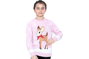 NOROZE Girls Christmas Jumper 3D Kids Bird Reindeer Retro Pullover Sweater, Christmas Sweater Girls UK Sizes 3-13 Years