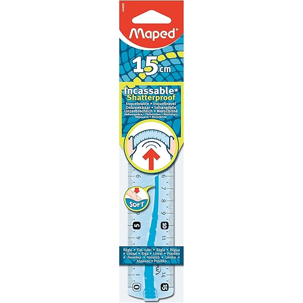 SULIUDAJI 4 Pcs Géométrie Plastique Règle Equerre Rapporteur