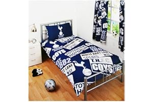TOTTENHAM HOTSPUR Tottenham Unisex Patch Single Duvet Set, Multi-Colour,Single