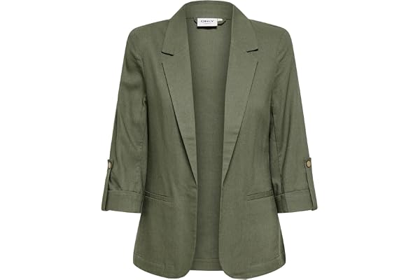 ONLY dam Onlgoa 3/4 Unline Linen Bl Blazer Cc Tlr Onlgoa 3/4 Unline Linen Bl Blazer Cc Tlr (1-pack)