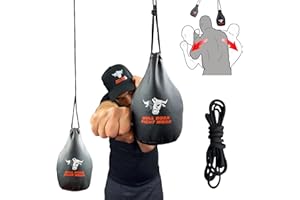 Don't Get Punched - Pro Fist-Sized Slip Bag - 1kg When Filled - Hanging Rope Included (not for punching) Bull Doza Fight Wear