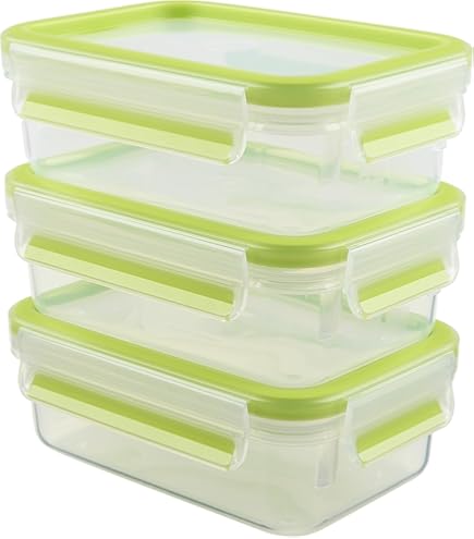 GOURMETmaxx Boîtes De Conservation En Verre Klick-it, Set De 8