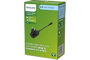 PHILIPS LIGHTING Philips Zasilacz Niskonapięciowy Philips Gardenlink do Użytku Zewnętrznego, 24 V, Czarny, Wodoszczelny Ip67
