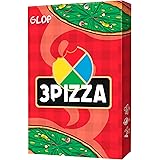 GLOP 3Pizza, Giochi da Tavolo per Bambini 8 anni o Più e Adulti, Gioco di Carte Divertente per Tutta la Famiglia, Gioco per F