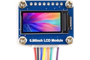 Waveshare 0.96inch LCD Display Module IPS Screen 160x80 HD Resolution SPI Interface RGB 65K Color