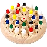 ZLPBAO Giochi Montessori 4 anni, Scacchi Di Memoria, Scacchi Della Memoria Gioco, Giochi Da Tavolo Bambini 4 5 6 Anni, Giocat
