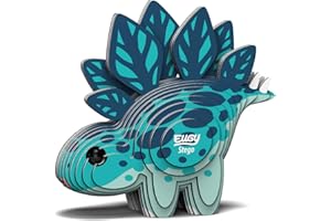 EUGY 007 Stegosaurio. Eco-Friendly 3D Paper Puzzle Dinosaurios