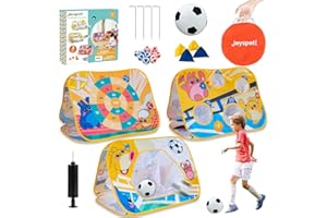 JOY SPOT! Giant 3-in-1 Bean Bag Toss Game for Kids, Outdoor Outside Carnival Combo Set for Backyard Beach Lawn Party Fun, Birthday for Boys Girls 1-3 2-4 4-8