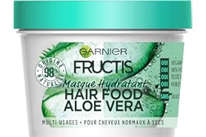 Garnier Fructis Masque Hydratant Multi-Usages Aloe Vera - Pour Cheveux Normaux à Secs - 390 ml