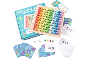 SCBOY 1x1 Gra Edukacyjna Montessori Tablica Mnożenia Tablica Mnożenia Nauka Manipulacji Matematycznych Zabawka Do Liczenia Dla Dzieci