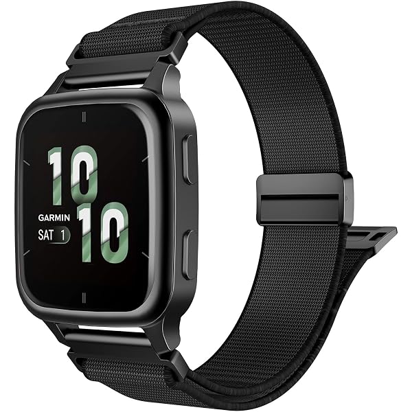 Hiseus Cinturino Compatibile con Garmin Venu 2 / Vivoactive 4, Cinturino Ricambio Regolabile Acciaio Inox Maglia Metallica Cinturini Classici per Forerunner 255 / Forerunner 255 Music 46mm (Argento