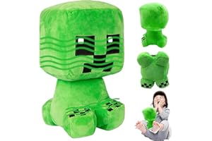 HBSFBH Plush Personaggio Creeper, 26Cm Creeper Peluche Giocattolo Farcito, Personaggio Creeper, Creeper Peluche Doll, Peluche Plush Personaggio Creeper, Creeper Peluche, Regali di Compleanno per Bambini