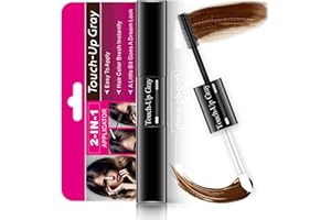 ANGIVLGA Beard Pen, Beard Pencil Filler For Thicker Beards Waterproof Fork-Tip Beard Filler For Men Easy Bead Filler Shaper Definer Effective Enhance Facial Hair Mens Grooming Set (Medium Brown)