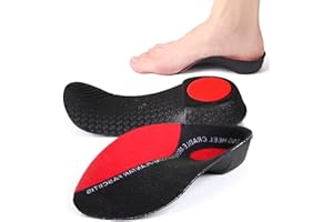 DAILISHA Plantar Fasciitis orthopädische Schuheinlagen - hohe Bogen Unterstützung Einsätze für Dispersal Ferse Druck und Schmerzlinderung, für Plantar Fasciitis Relief Say für Männer und Frauen entwickelt (L)