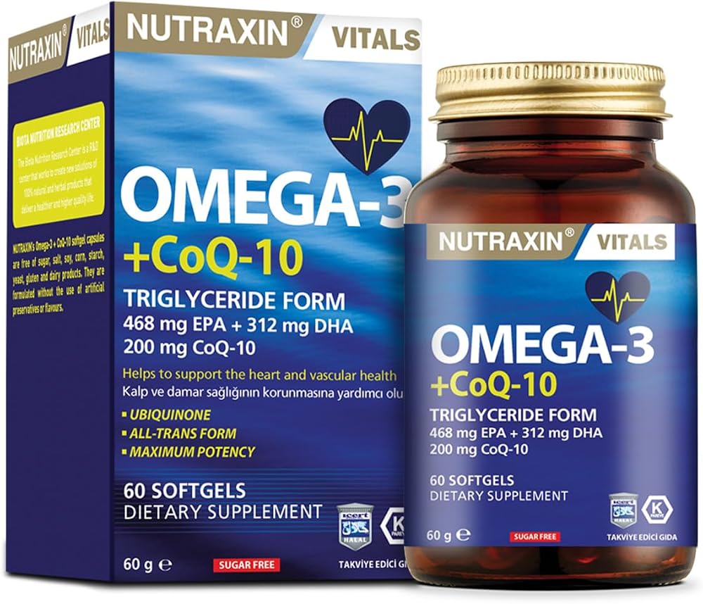 Nutraxin Omega 3 + CoQ-10 60 Soft Jel