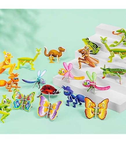 Nayyana 25 piezas rompecabezas 3D de dibujos animados, nuevo juguete educativo Montessori, DIY