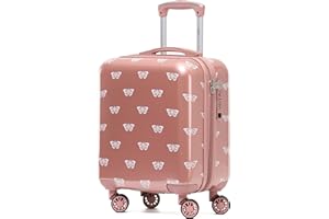 Flight Knight Luggage Set - 8 Wheel Hard Case Suitcases - Lock - Cabin & Check-in Large Sizes - easyJet, British Airways, Ryanair, Jet 2 Approved