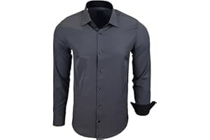 Subliminal Mode Camisa de Vestir para Hombre