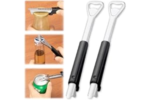 AHLMA 2pcs Apriscatole Professionale Multifunzione Apri Barattolo Apribarattoli Manuale-Un Buon Aiuto per Aprire le Lattine