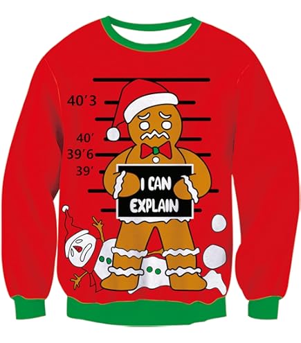 Suchergebnis Auf Für: 3d Weihnachtspullover Damen