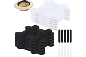 HOCUCHELAND 30 stück Hutgrößen Reduzierer, Schaumstoff Selbstklebend Hut Größe Reduzierer mit 10 Schweißfest-Klebeband, Schwarz und Weiß Hut Verkleinerung, Hutband Innen für Verringern Sie Der Größe Der Mütze