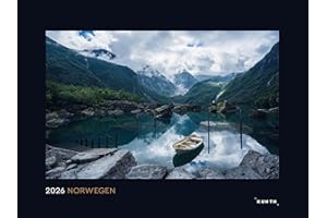 Norwegen - KUNTH Wandkalender 2026: Hochwertiger, bildstarker Kalender mit Spiralbindung im Großformat (KUNTH Wandkalender Black Edition 60 x 45 cm)