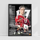 Manchester United Poster: Tor-Feier Trio – Stylisches Fußball-Wandbild Fürs Zimmer!