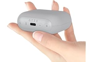 ANJANK Mini Portable Travel White Noise Sound Machine for Adult Kid Baby, with 20 Soothing Sounds, Powerful Battery, 30-Level Volume, Sleep Timer, Noise Canceling for Sleeping, Home, Registry Gift