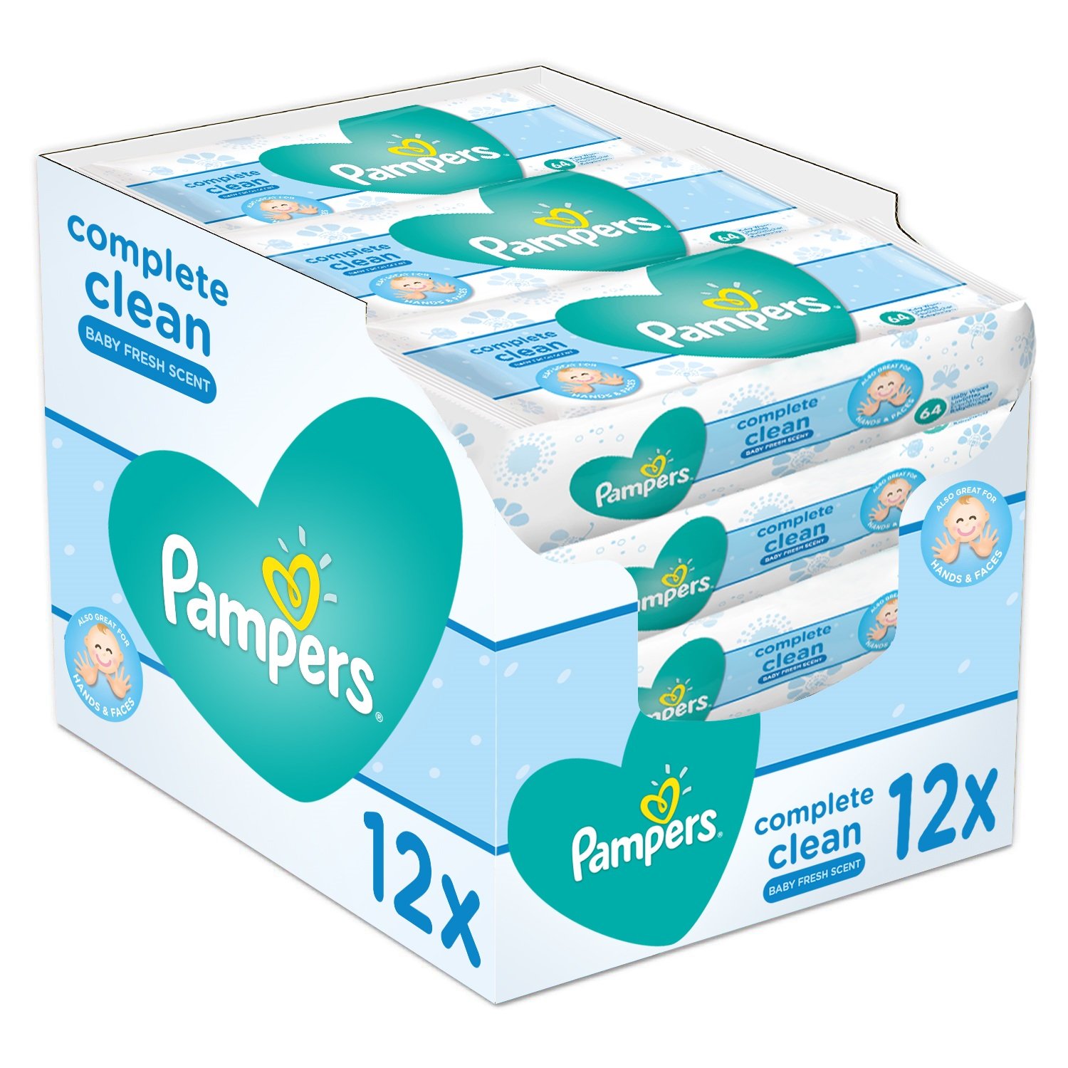 Pampers Baby Fresh wipes 64pk 64pk (4015400622833)