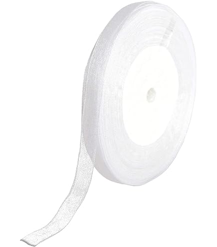 Ruban De Satin Pour Bébé - 10 M X 15 Mm - Bleu Clair - Pour Cadeaux, Naissance, Baptême