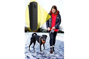 Pirbright Pet Company High Definition D 1080p Dog Walker Walking Body Camera Personal Safety Protection Small Black Clip On Camera Bodycam Pen cam with 32GB Memory Night Vision
