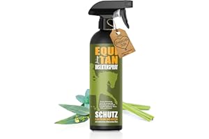 florage EQUITAN Insektenspray 500ml, Natürlicher Schutz für Pferde und Reiter, Effektiv gegen Fliegen, Mücken, Bremsen, Zecken usw., Wirkung durch Ätherische Öle, Vegan, 500ml