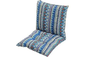 JORTUIO Cuscini per Sedie con Schienale Schienale e Schienale Basso 4/2/1 Pezzi, Confortevole Cuscino Cuscino di Seduta da Interno, Esterno, Cucina, Ufficio e Pranzo Giardino Cuscini ( Color : #5 , Size : 40x