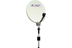 ALDEN Antenne Satellite Manuelle CTVSAT® 65 : Antenne Seule sans démodulateur