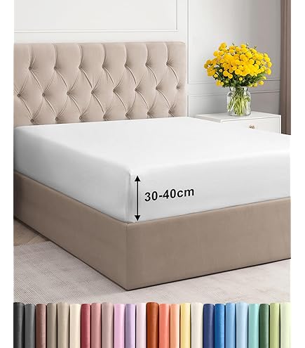 Katoenen hoeslaken ⋆ Slaap heerlijk comfortabel! ✓ Al vanaf 16,95
