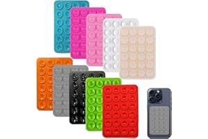 MEKEET Octobuddy 10PCS Multi-Colored 24-Granular Disk Phone Suction Pad Mini Anti-Slip Mat Double-Sided Cup Multipurpose Mat