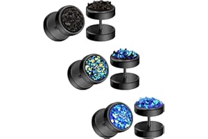 acefun Silicone and Acrylic Tunnel Expanders Ear Expanders Flexible Flesh Ear Expander Stretcher Gauge Earlets Tunnel Retainer 4-18mm