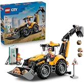 LEGO City Sarı Kazıcı Y&uuml;kleyici 60480-7 Yaş ve &Uuml;zeri Kız ve Erkek &Ccedil;ocuklar i&ccedil;in 2 Minifig&uuml;r ve Aksesuarlar İ&ccedil;eren Yaratıcı Oy
