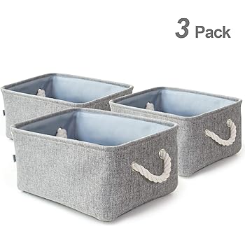 Dricar Faltbare Aufbewahrungsbox, 3er-Set Wäschekorb Aufbewahrungskorb