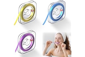 GZXUEHU 3 Rotoli Strisce Abrasive Interdentali, Carta Vetrata per Dentisti, per La Pulizia Dei Denti, Sicuro, Resistente e Facile da Usare